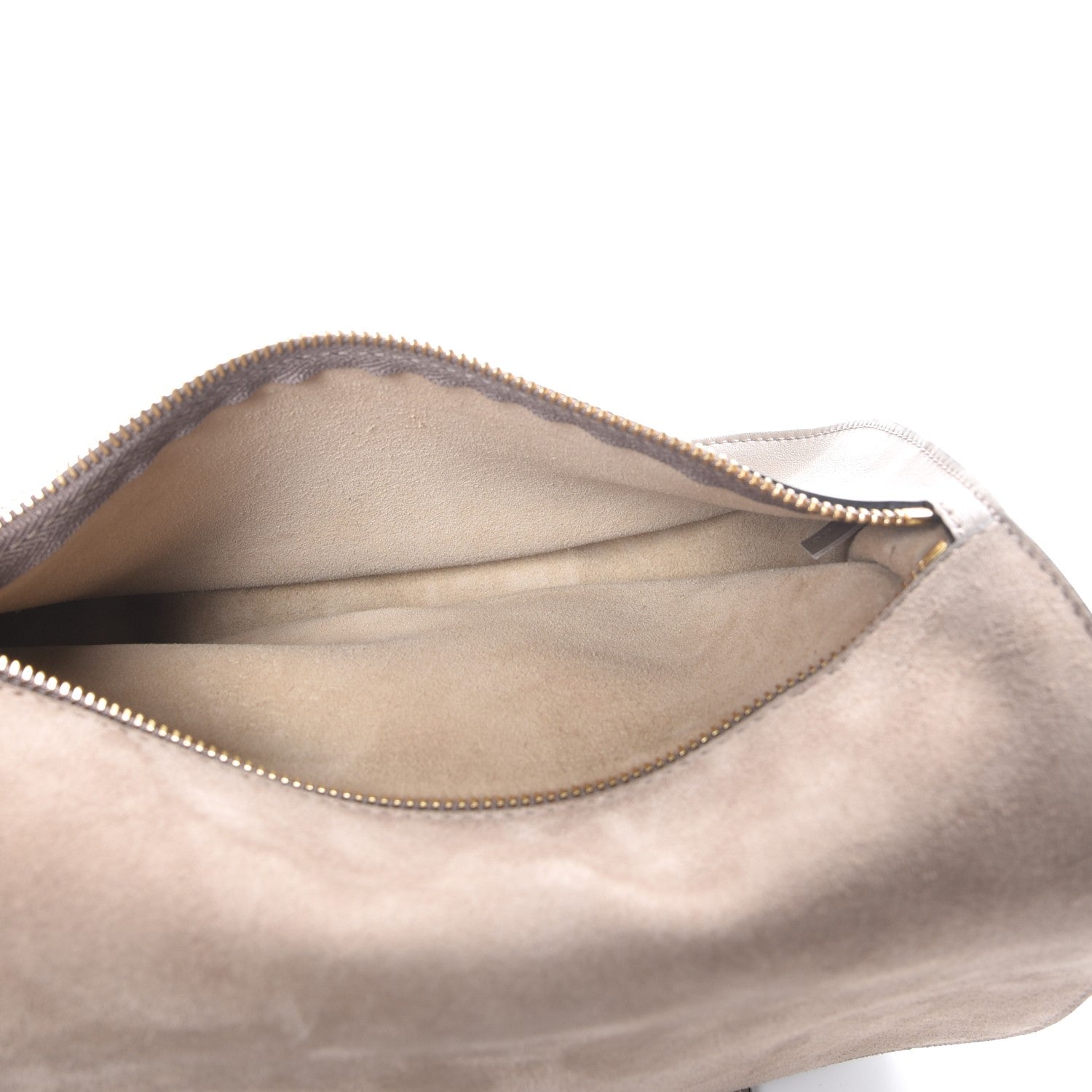 Chloe Suede Smooth Calfskin Mini Kurtis Shoulder Bag Motty Grey 6 of 10