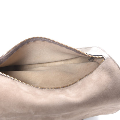 Chloe Suede Smooth Calfskin Mini Kurtis Shoulder Bag Motty Grey 6 of 10