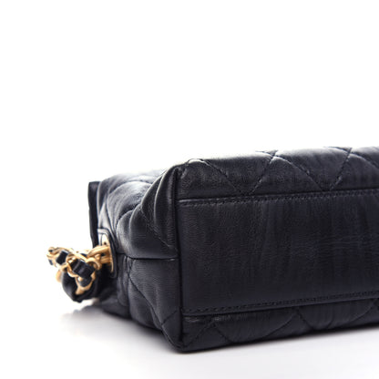 Chanel Crumpled Lambskin Quilted Small CC Links Shoulder Bag Black 8 of 11