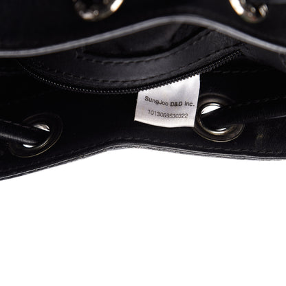 MCM Visetos Essential Drawstring Bucket Bag Black 7 of 9