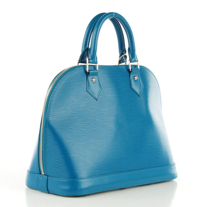 Louis Vuitton Epi Alma PM Cyan 3 of 7