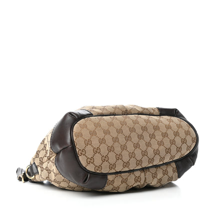 Gucci Monogram Medium Sukey Top Handle Dark Brown 4 of 10