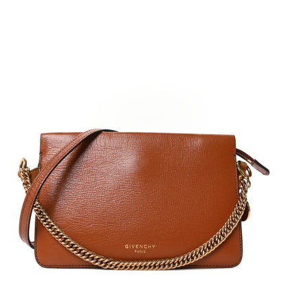 Givenchy Goatskin Suede Cross 3 Crossbody Bag Chestnut 1 of 9