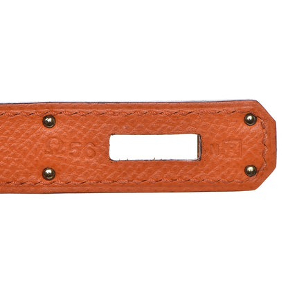 Hermes Epsom Kelly Sellier 28 Orange 9 of 33
