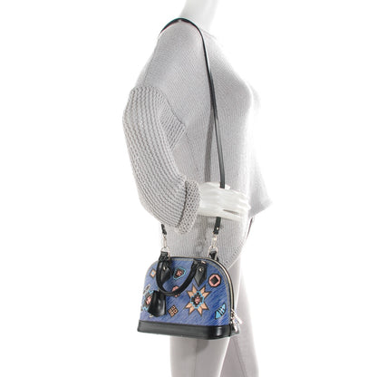 Louis Vuitton Epi Azteque Alma BB Denim Light 2 of 7