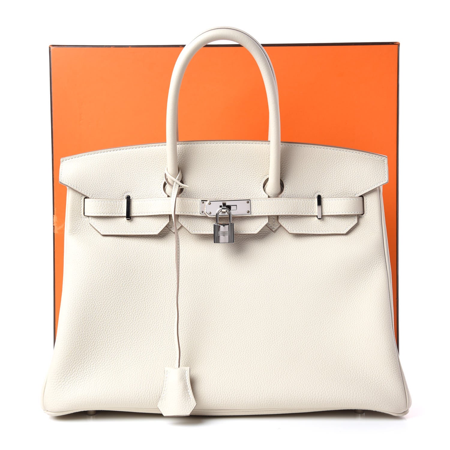 Hermes Togo Birkin 35 Craie 36 of 36