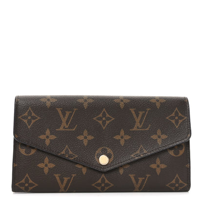 Louis Vuitton Monogram Sarah Wallet NM Rose Ballerine 1 of 7