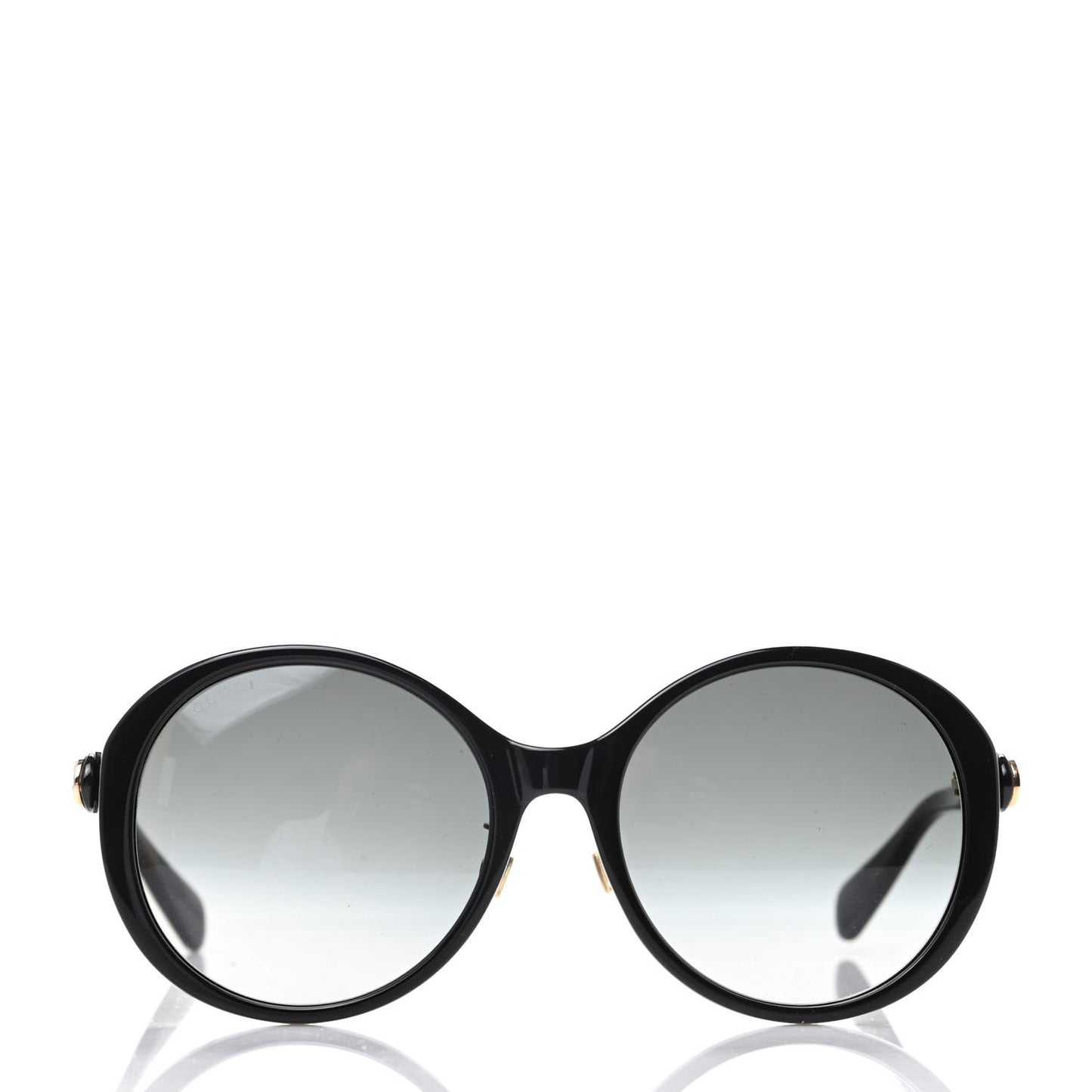 Acetate Round Sunglasses GG0370 Black