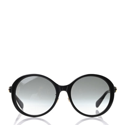 Gucci Acetate Round Sunglasses GG0370 Black 2 of 8