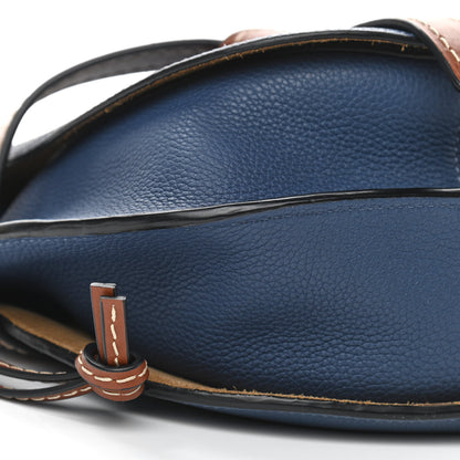 Loewe Grained Calfskin Small Gate Crossbody Bag Varsity Pecan 8 of 9