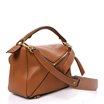 Loewe Calfskin Medium Puzzle Bag Tan 3 of 11