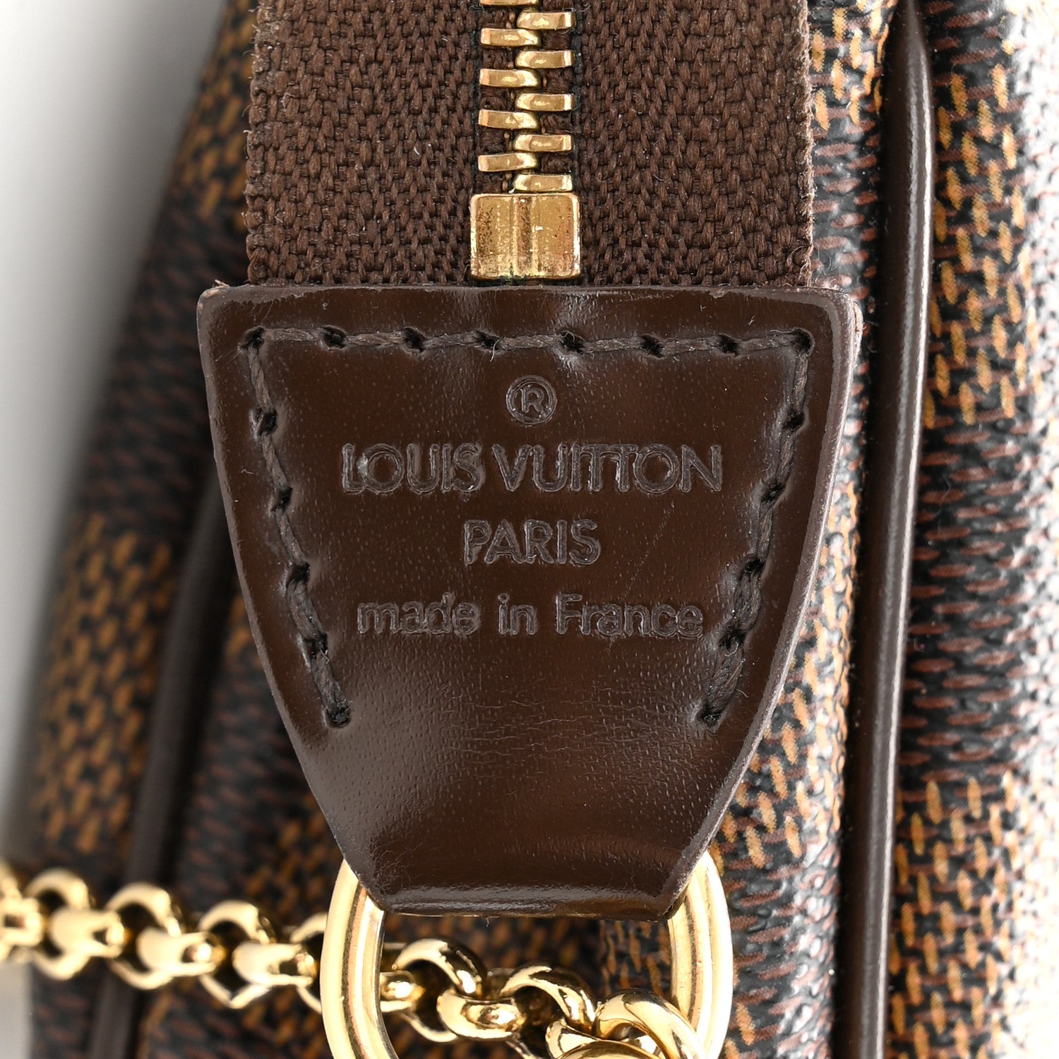 Louis Vuitton Damier Ebene Eva Clutch 6 of 11