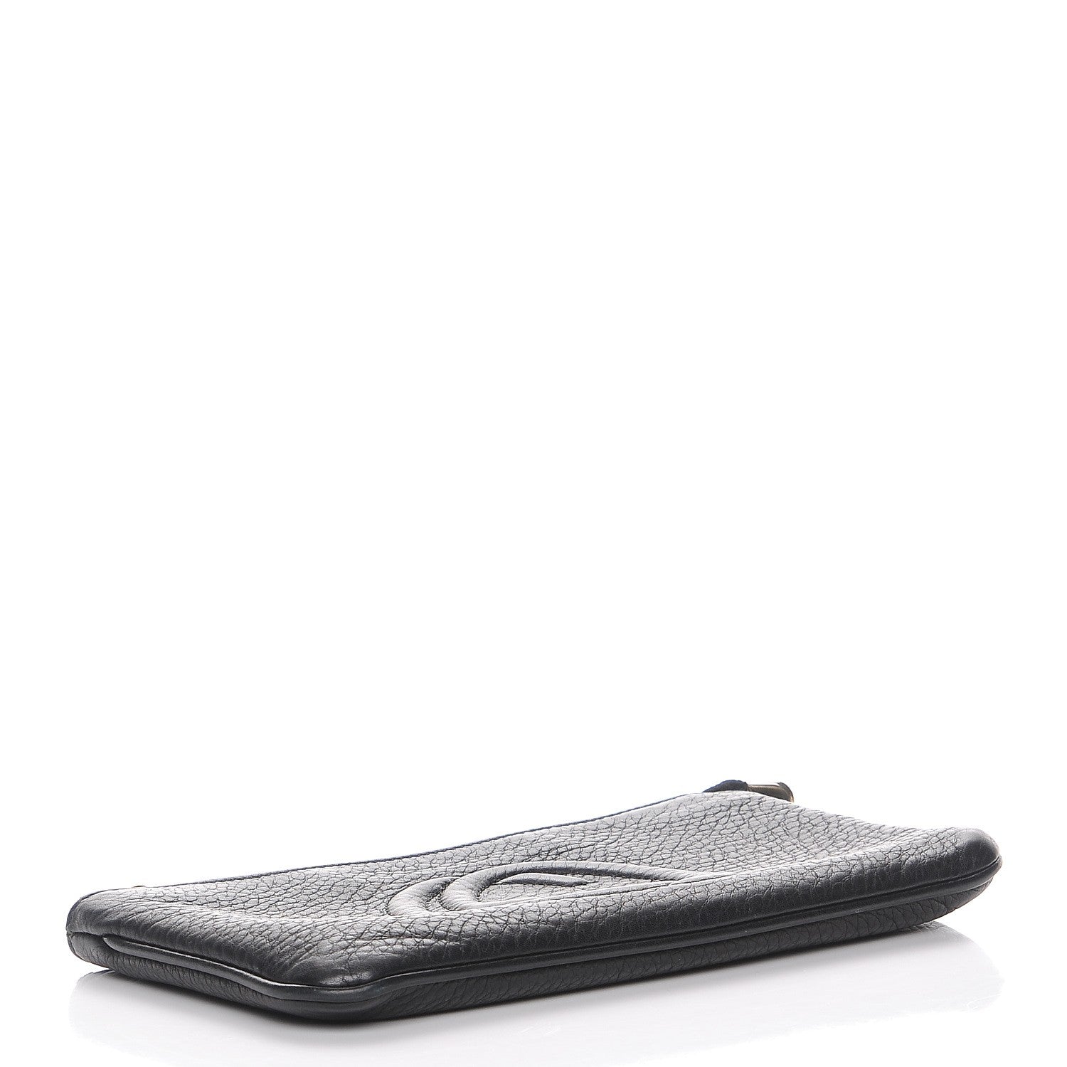 Gucci Pebbled Calfskin Soho Wristlet Black 4 of 9