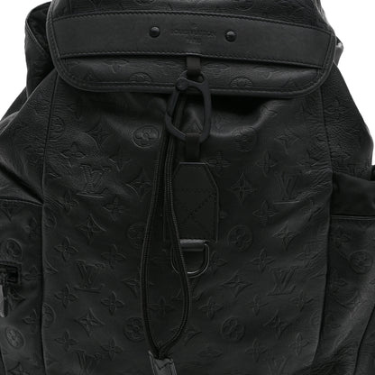 Louis Vuitton Calfskin Monogram Shadow Discovery Backpack Black 8 of 10