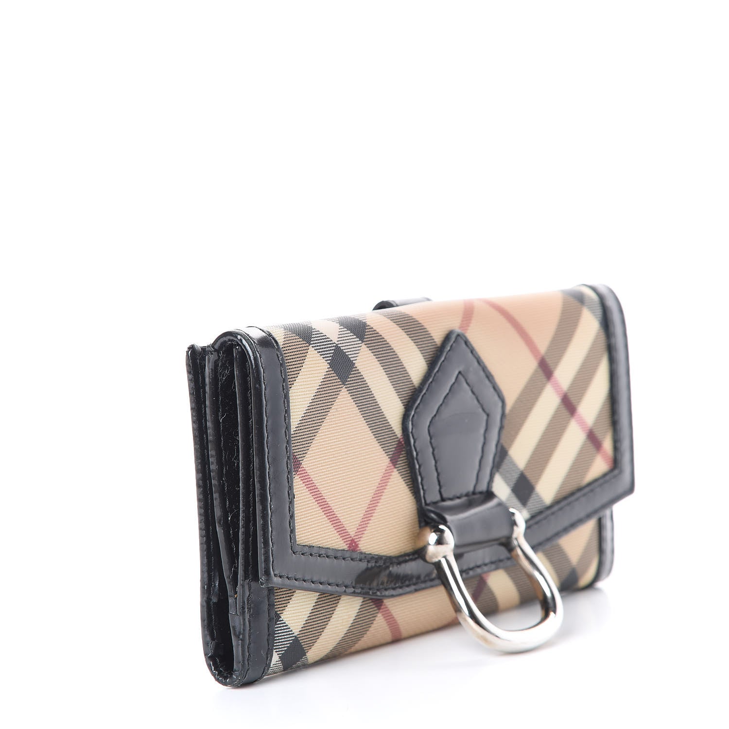 Burberry Nova Check Penrose Continental Wallet Black 2 of 14