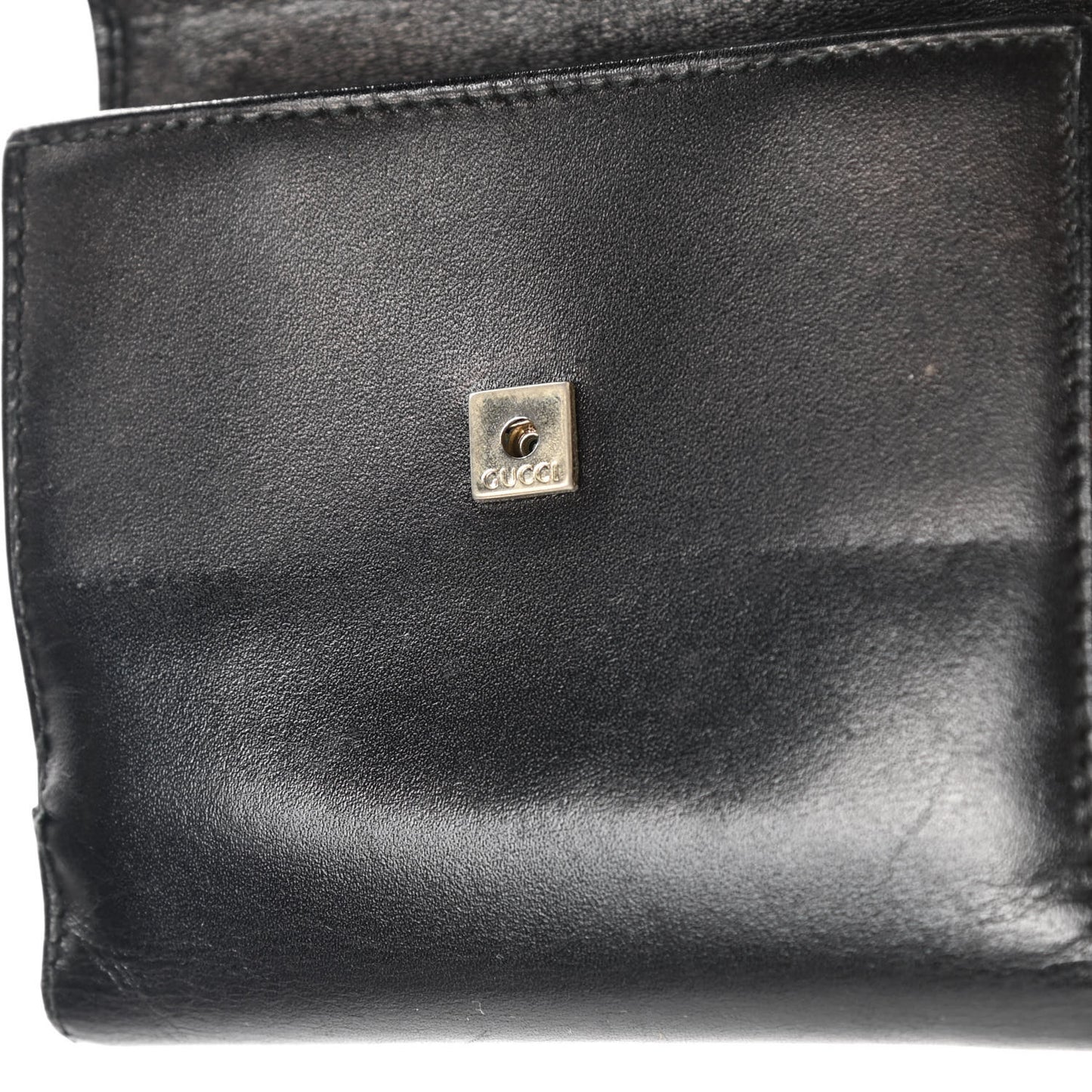 Calfskin Compact Wallet Black