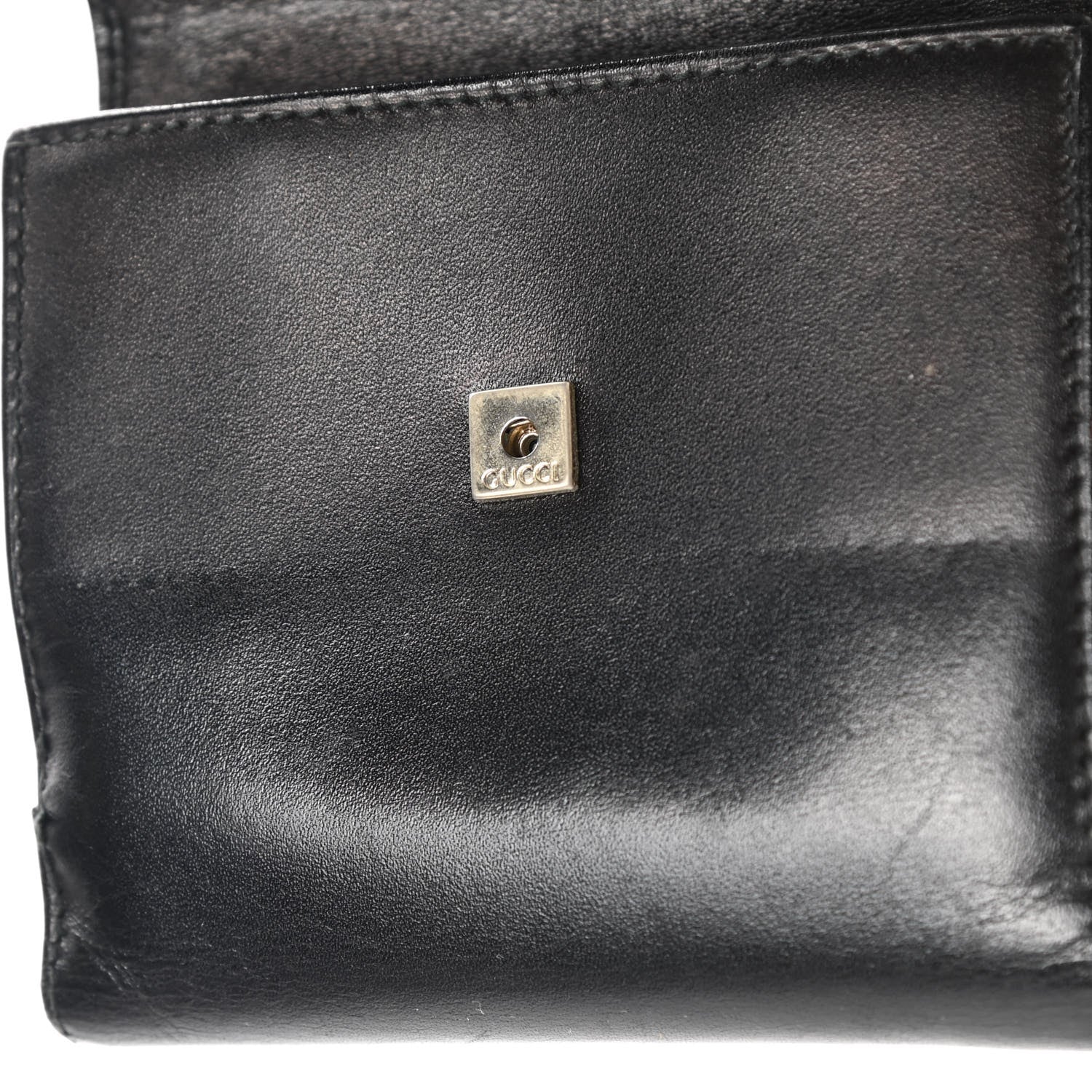 Gucci Calfskin Compact Wallet Black 11 of 17