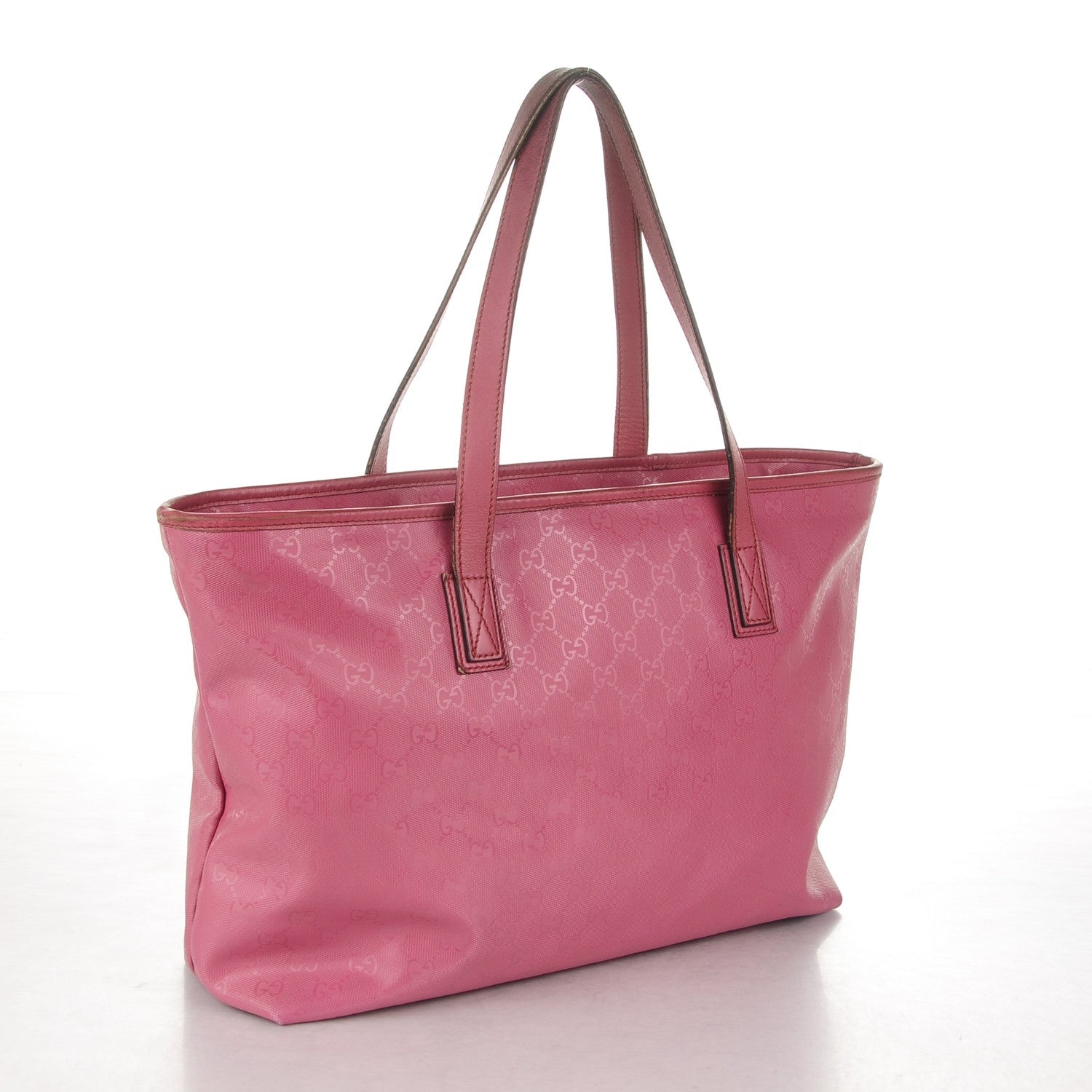 Gucci Imprime Monogram Medium Zippered Shopping Tote Vintage Rose 3 of 11