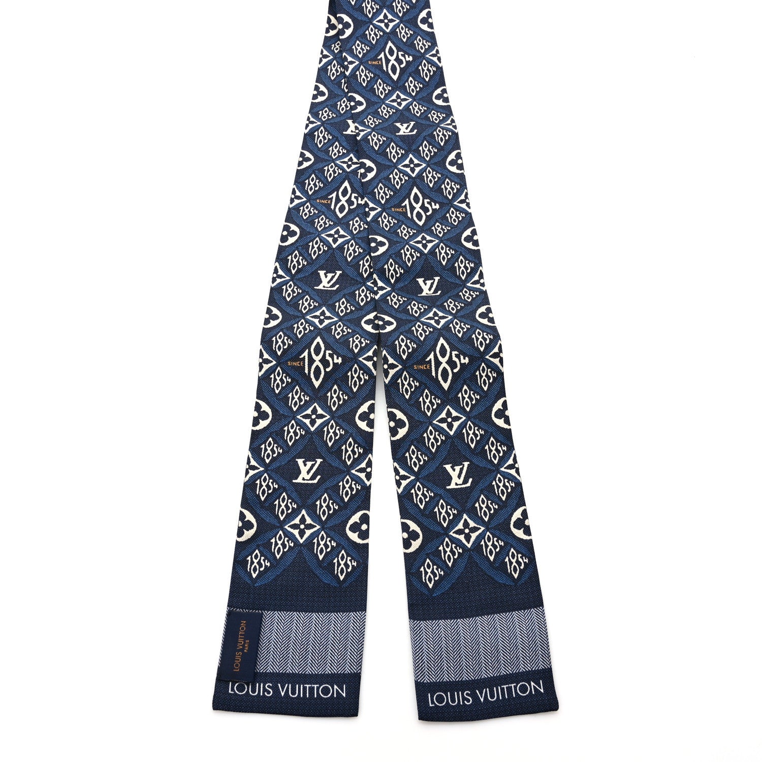 Louis Vuitton Silk Since 1854 Bandeau Blue 2 of 4