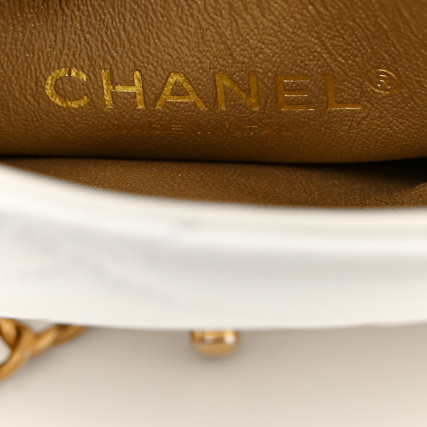 Chanel Lambskin Quilted Side-Packs Flap White 6 of 10