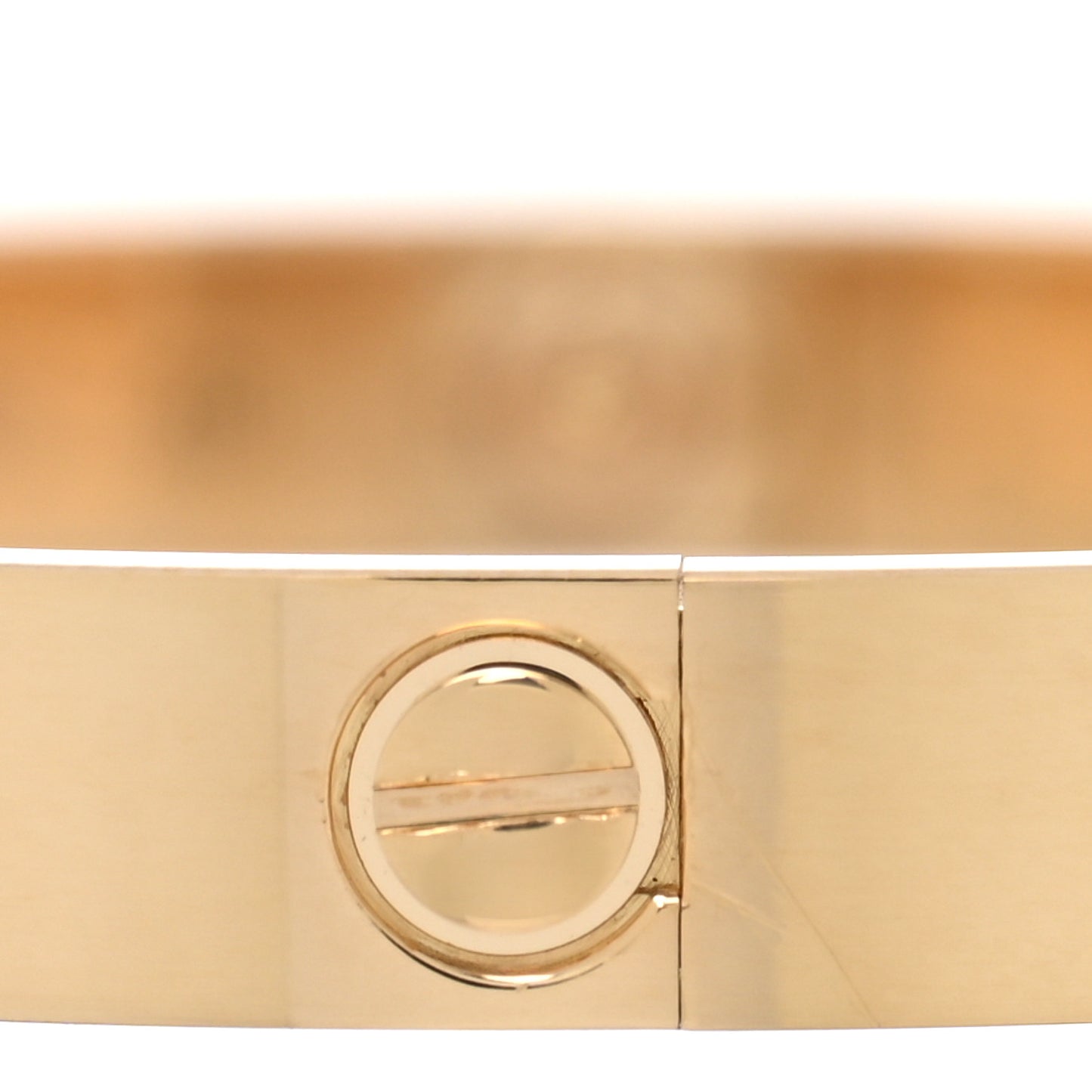18K Yellow Gold 4 Diamond LOVE Bracelet 16