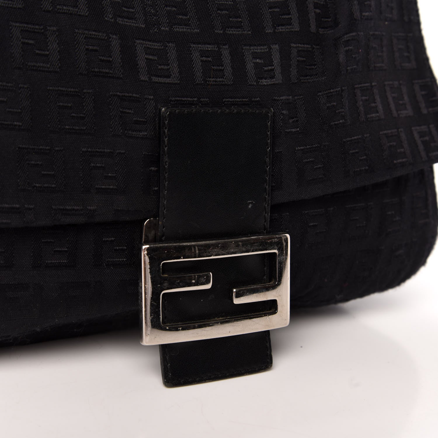 Fendi Zucchino Mama Baguette Black 9 of 9