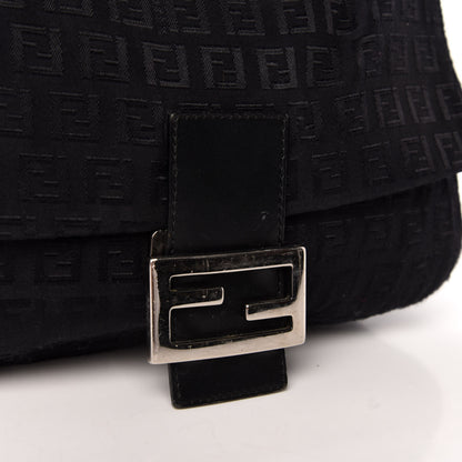 Fendi Zucchino Mama Baguette Black 9 of 9
