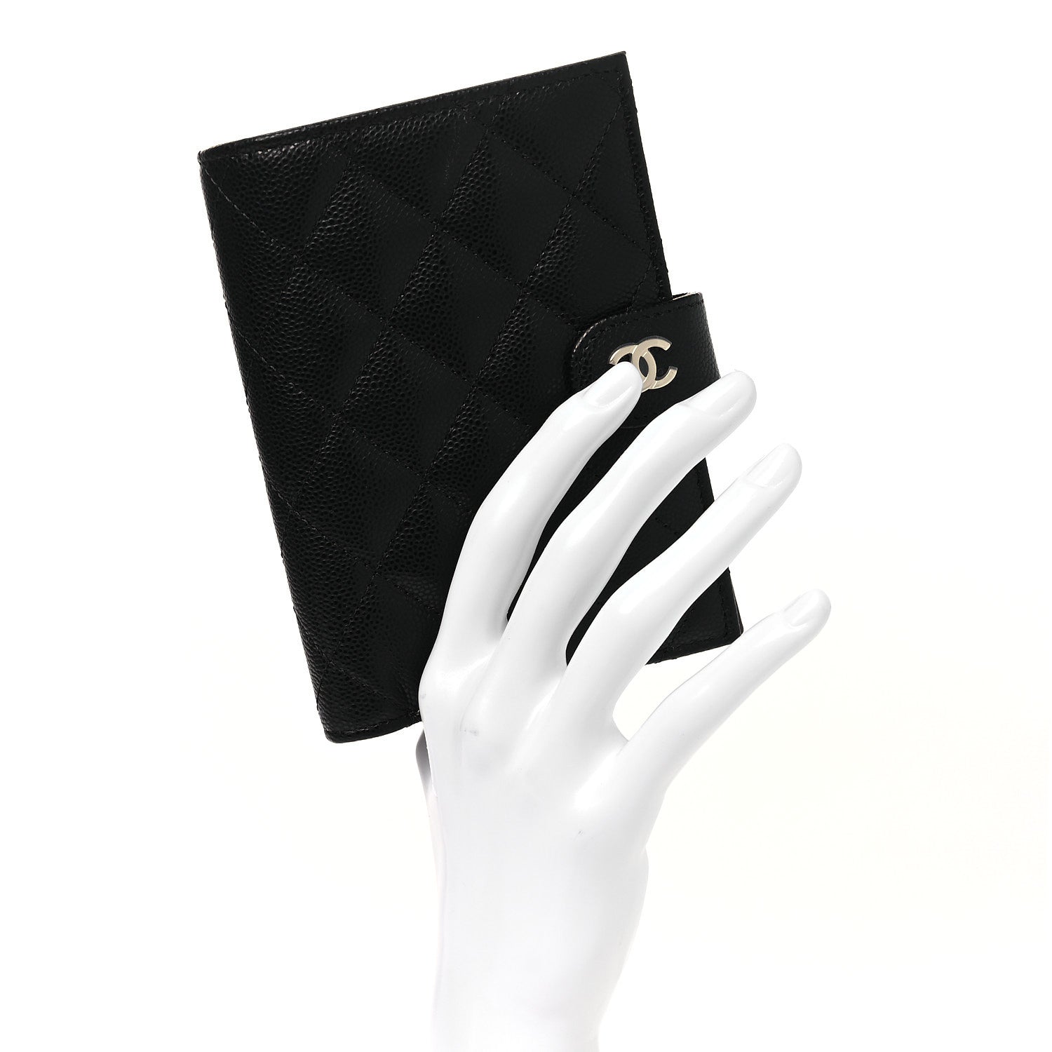 Chanel Caviar Quilted Passport Holder Black 2 of 10
