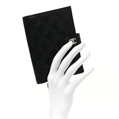 Chanel Caviar Quilted Passport Holder Black 2 of 10