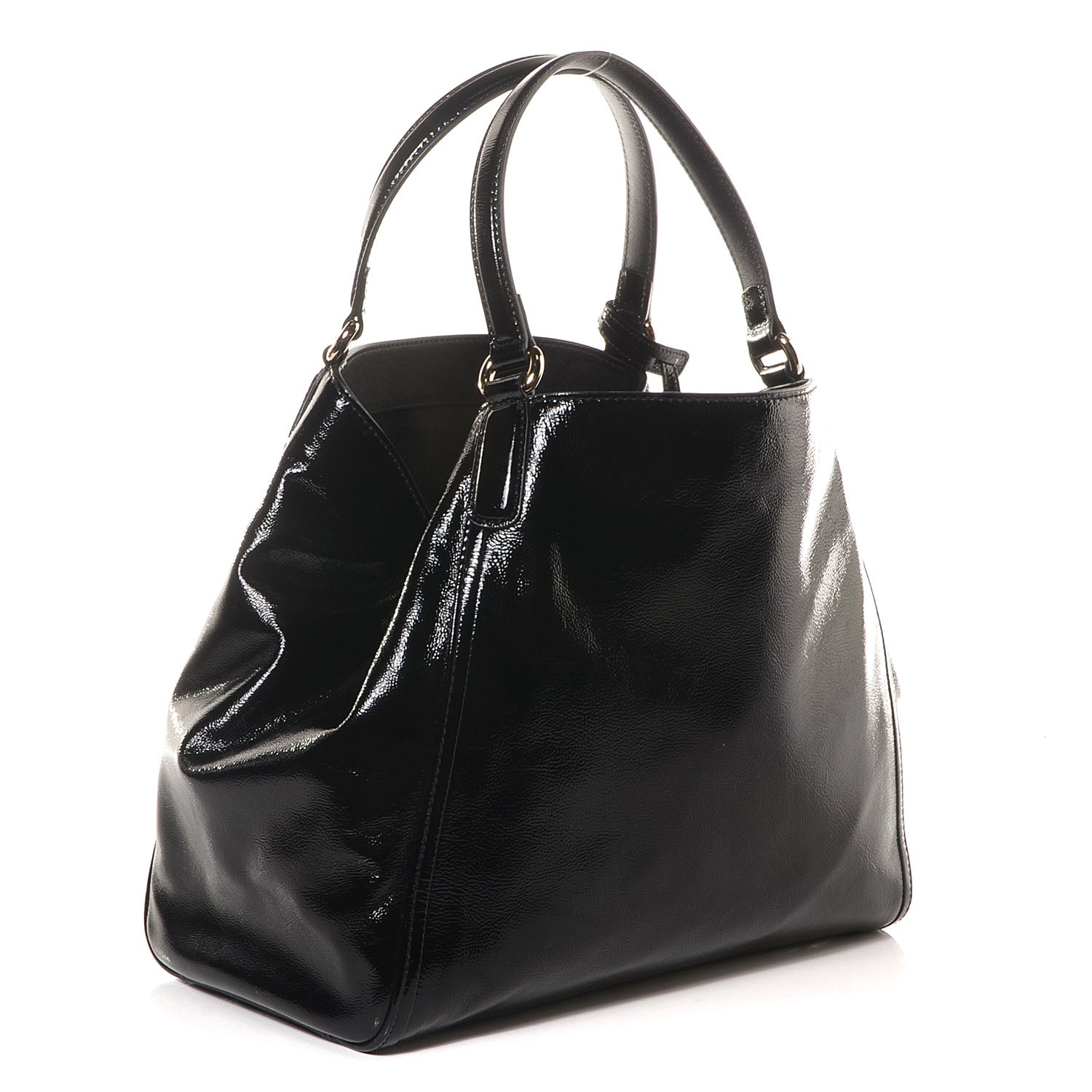 Gucci Vernice Naplack Medium Soho Shoulder Bag Black 3 of 7