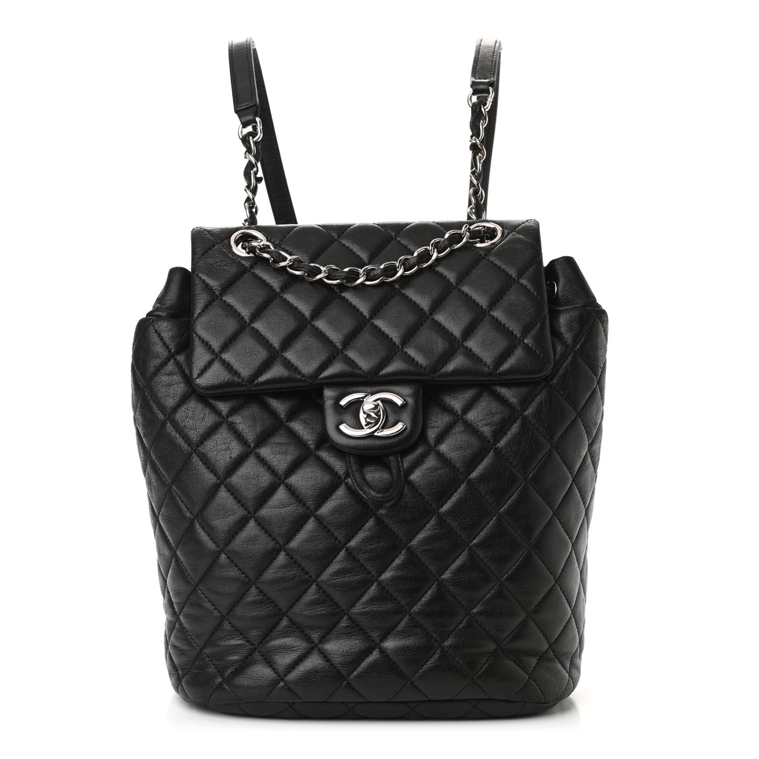 Chanel Lambskin Quilted Small Urban Spirit Backpack Black 1 of 10