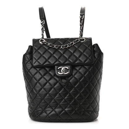 Chanel Lambskin Quilted Small Urban Spirit Backpack Black 1 of 10