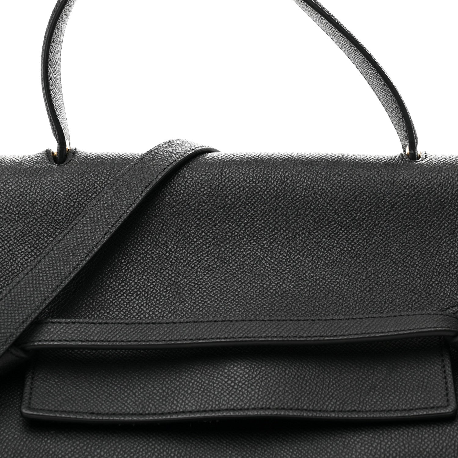 Celine Grained Calfskin Mini Belt Bag Black 8 of 10