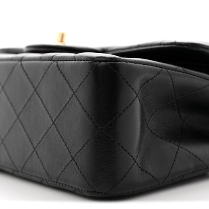Chanel Lambskin Quilted Small Double Flap Black 10 of 13