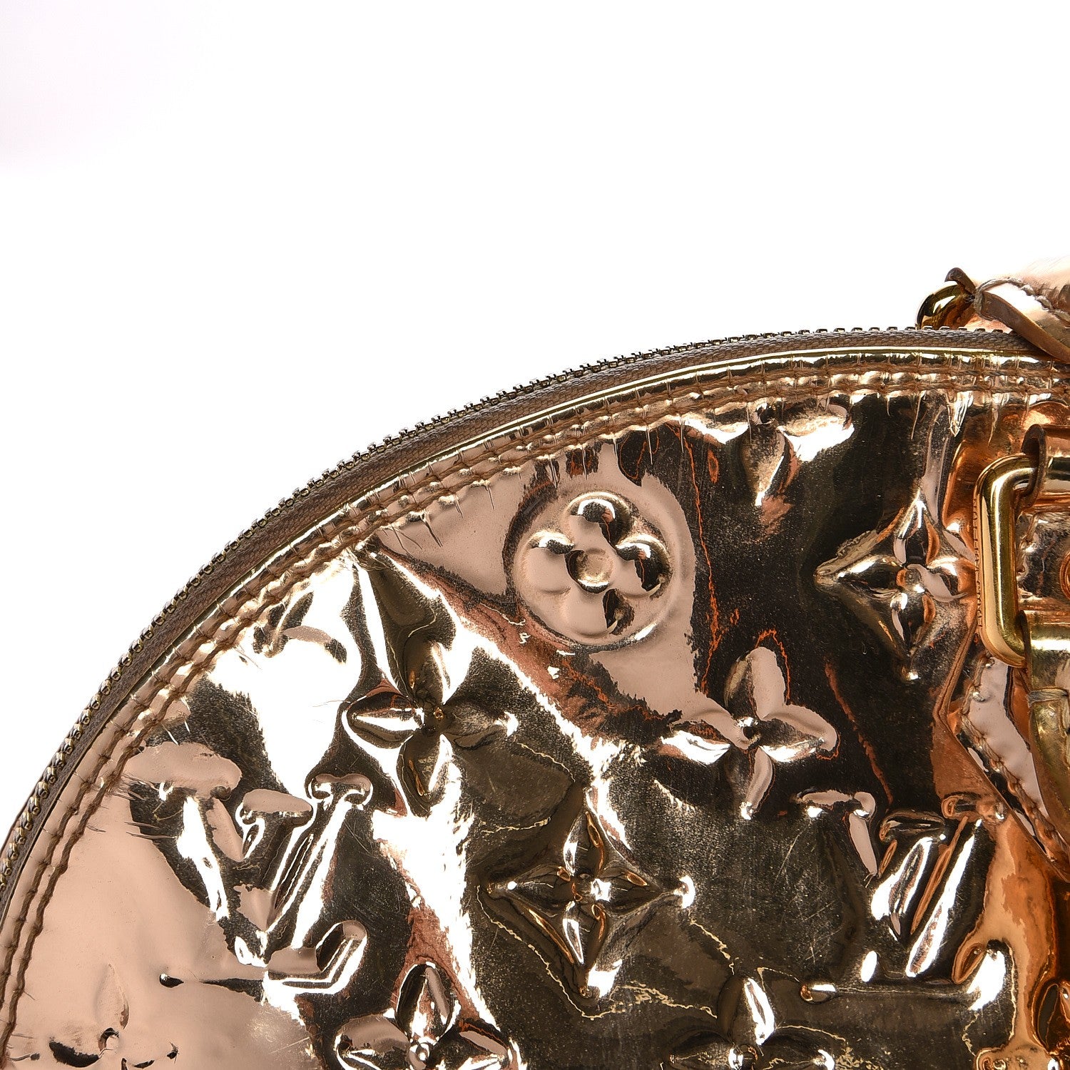 Louis Vuitton Monogram Miroir Alma MM Gold 10 of 18