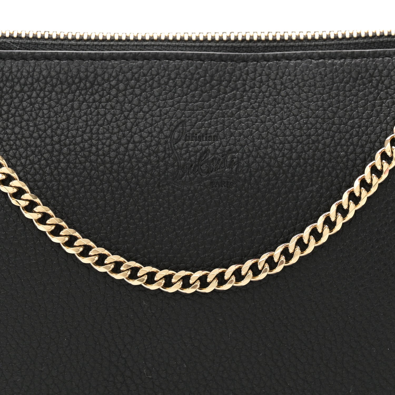 Christian Louboutin Toile Monogram Loubila Chain Hybrid Crossbody Black 7 of 9
