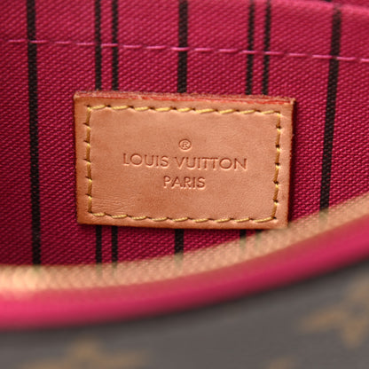 Louis Vuitton Monogram Neverfull MM GM Pochette Pivoine 5 of 12