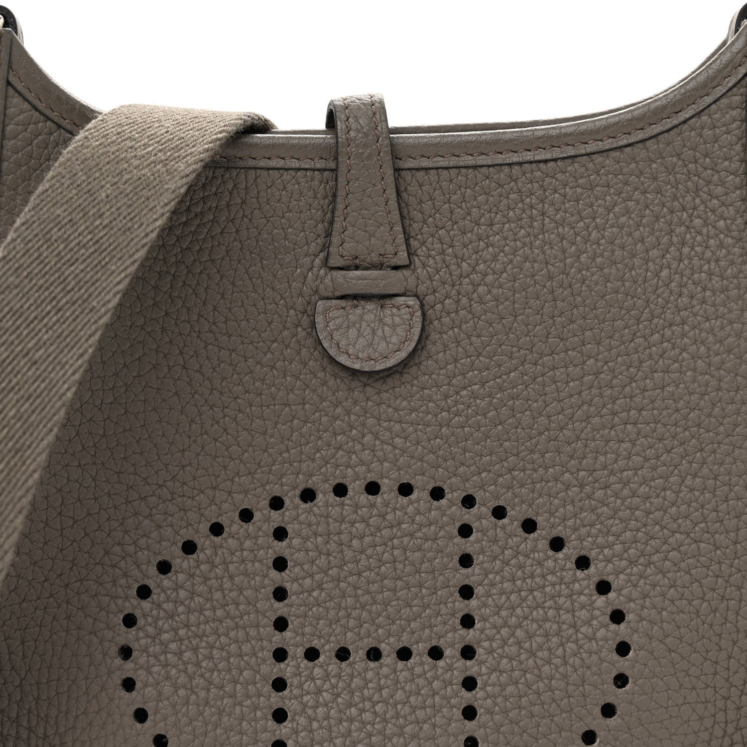 Hermes Taurillon Clemence Evelyne TPM Etain 8 of 10