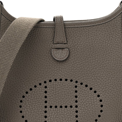 Hermes Taurillon Clemence Evelyne TPM Etain 8 of 10