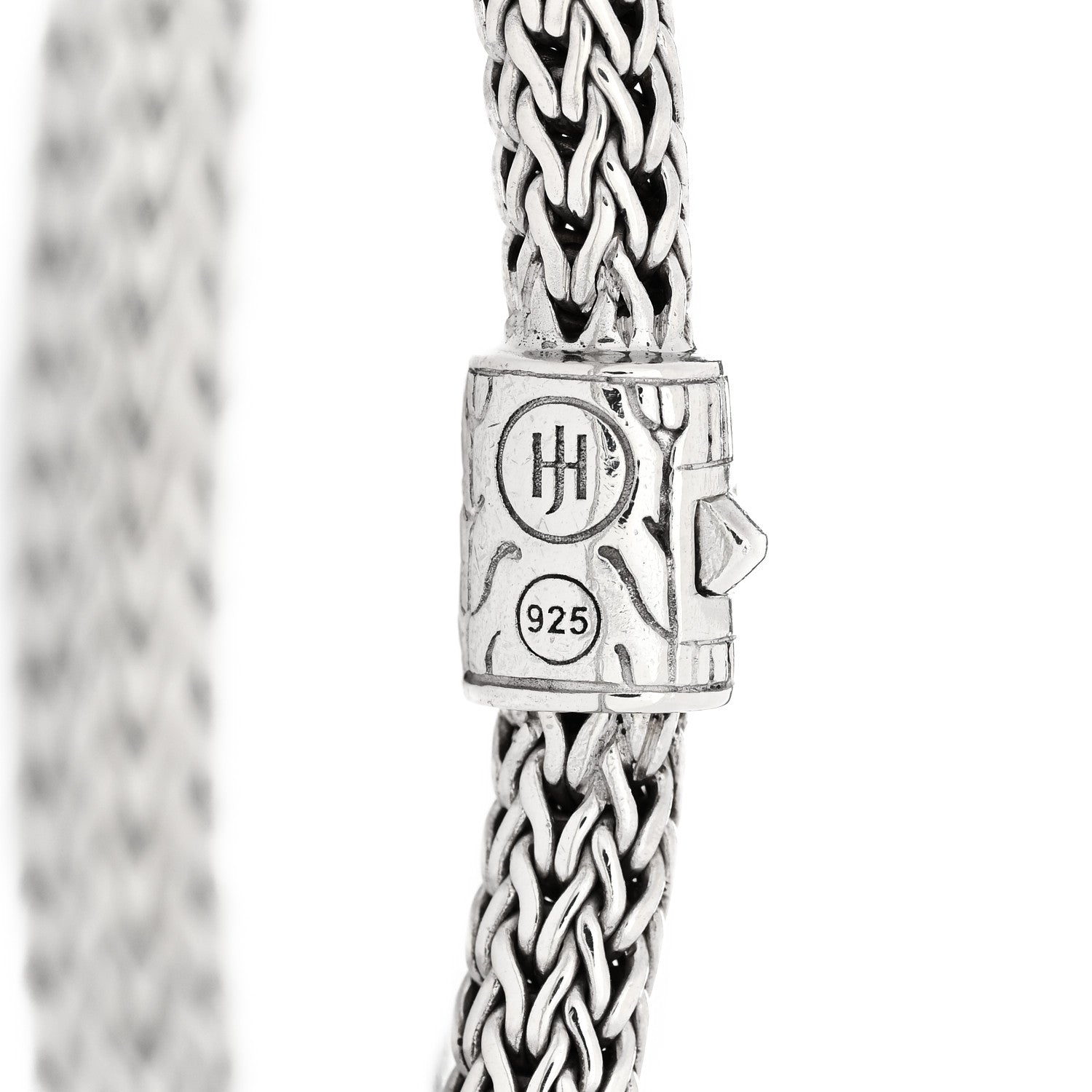 John Hardy Sterling Silver Diamond 5mm Classic Chain Bracelet 3 of 3
