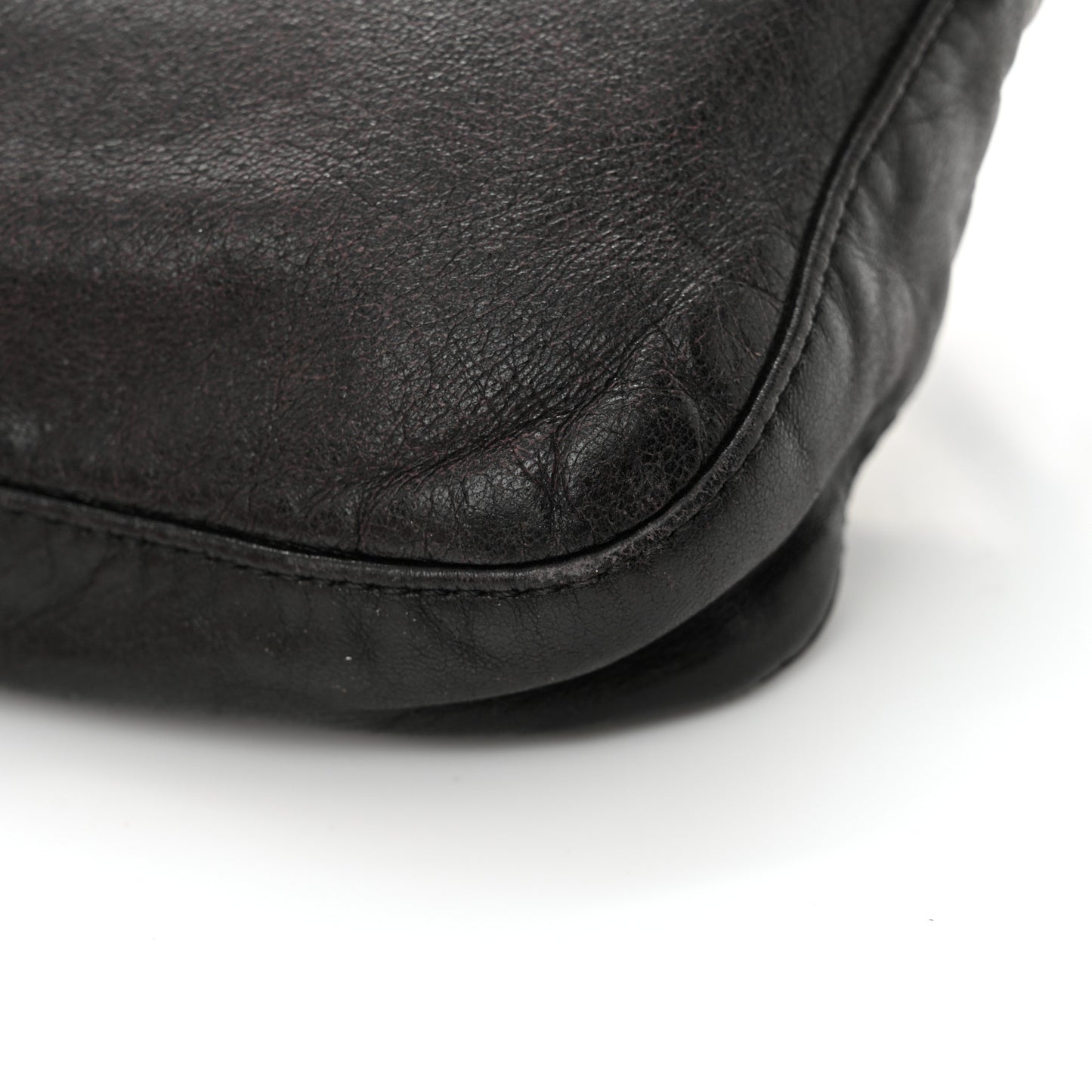 Calfskin Baguette Black
