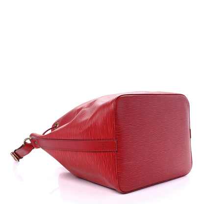 Louis Vuitton Epi Petit Noe Castillan Red 4 of 12