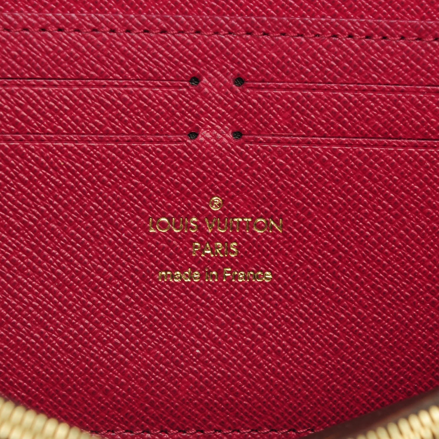 Louis Vuitton Monogram Clemence Wallet Fuchsia 6 of 7