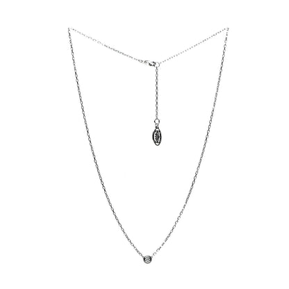 Cartier 18K White Gold Diamond SM D'Amour Pendant Necklace 2 of 5