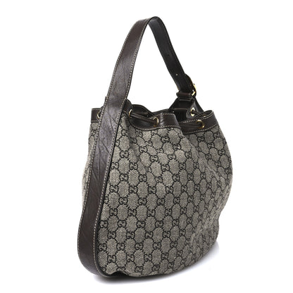 Gucci Monogram Medium Interlocking Icon Shoulder Bag Dark Brown 3 of 13