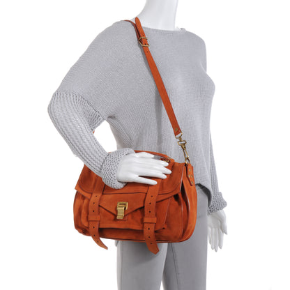 Proenza Schouler Suede PS1 Medium Satchel Red Clay 2 of 11