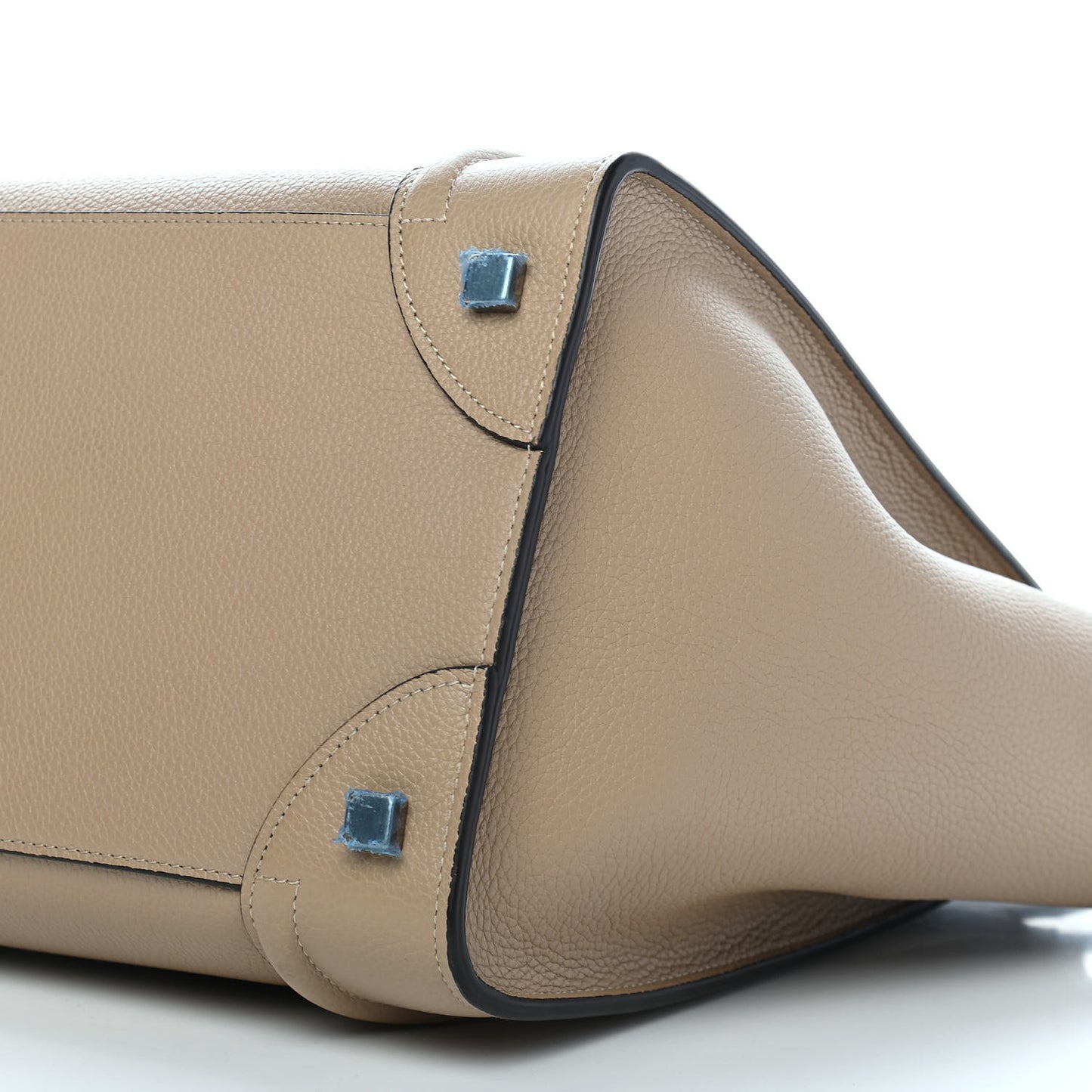 Drummed Calfskin Mini Luggage Dune