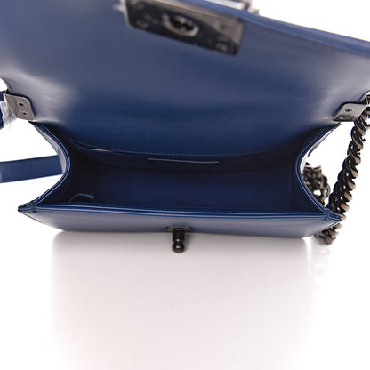 Chanel Calfskin Quilted Small Boy Flap Blue 5 of 12