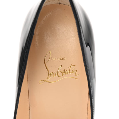 Christian Louboutin Patent Pigalle Follies 100 Pumps 35 Black 6 of 13