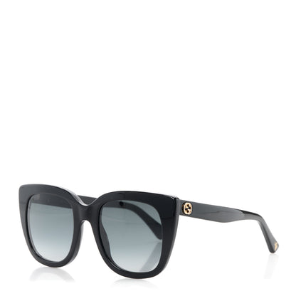 Gucci Cat Eye Sunglasses GG0163S Black 1 of 8